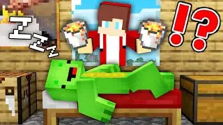 How JJ Trolling Mikey in Minecraft - Maizen