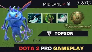 TOPSON - Puck mid vs Queen of Pain | The International 2024 - Dota 2 Pro Gameplay Full Game [7.37c]