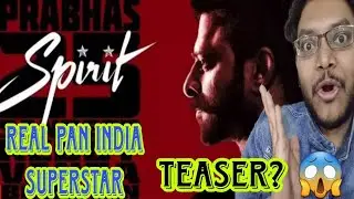 SPIRIT POSTER RELEASE TIME PRABHAS | SPIRIT OFFICIAL RELEASE DATE ANNOUNCEMENT TEASER PROMO TONIGHT