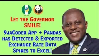 Let's write an App in 9jaCoder Code Editor that will detect and export spikes in CBN exchange rate