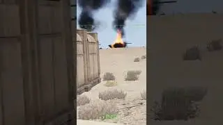 Стена vs Абрамс #arma3 #arma #tank #war #война #abrams #irak #military #техника #арма