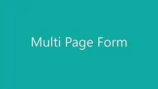 Multi page form in ChronoForms7