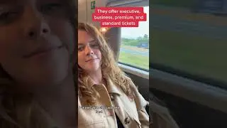 Riding One Of Italy&rsquo;s Fastest Trains #train #Italy #travel #shorts