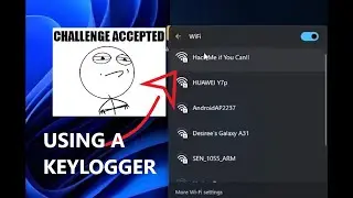 Hack Wifi Using KeyLogger (!Educational purpose only!)
