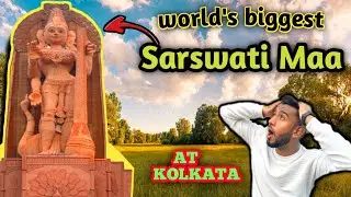 World’s Biggest Sarswati Pratima At Kolkata 2025🔥#sarswatipuja2025 ||