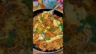 Maggi with a Twist! Egg & Cheese Special Maggi Recipe 🧀🍳 #maggirecipe #maggi #cheese #eggrecipe