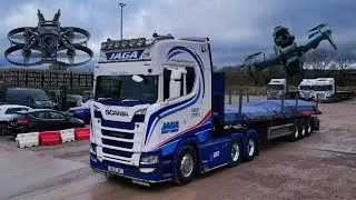 Flying FPV At Jaga Brothers Transport Yard On A Friday - Welsh Drones