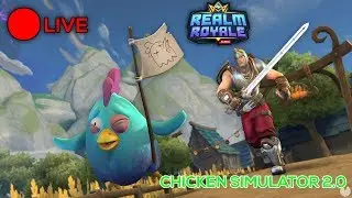 CHICKEN SIMULATOR 2.0!!! REALM ROYALE (HINDI/ENG) LIVE!!! JOIN ME🤣🤣🤣