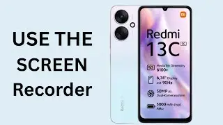 Use Screen Recorder In Redmi Note 13 | Turn ON Screen Recorder
