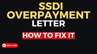 SSDI OVERPAYMENT LETTER - How to FILE AN APPEAL or WAIVER!