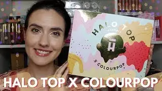 ColourPop + HALO TOP Creamery | Release Date, Prices and Swatches of ALL 8 New Shades!
