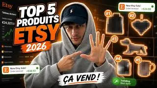 Top 5 des produits &agrave; vendre en dropshipping sur Etsy en 2026
