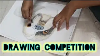 Drawing competition among students #drawings soo beautiful drawings they made.