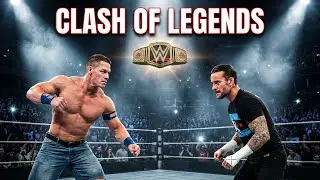 John Cena vs CM Punk! 🔥 World Heavyweight Championship Showdown