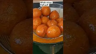 Whole wheat puff puff 😋 #youtubeshort