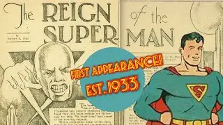 Superman's First Concept (Before his 1938 Appearance)