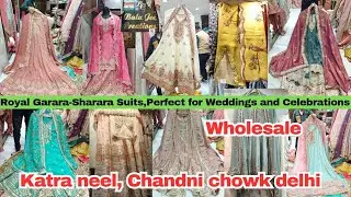 Graceful Garara-Sharara Suits for Wedding and Festive Occasions | Chandni chowk | #delhi #trending