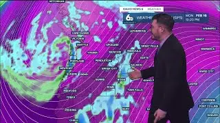 Winter weather arrives with huge cold front coming in