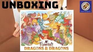 Flamecraft Dragons & Dragons Expansion Unboxing