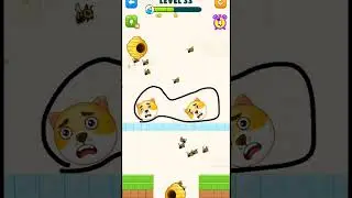 Dog vs bee save the doge 😏 #youtubeshorts