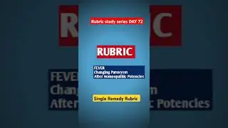 Rubric Study Series Day 72 #homeopathy #kentrepertory #rubrics  #shorts #youtubeshorts #short #reels