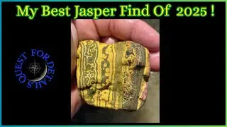 My Best Jasper Find Of 2025 ! Rockhounding A Star Map ! Se 9 Ep 43 Vid# 1,244 By: Quest For Details