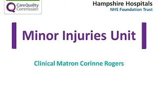 Andover Minor Injuries Unit - FAQs