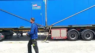 Экстрим выгрузка контейнеров 