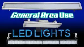 General Area Use LED Lighting for Shop Lighting, Work Space Lighting, Garage and Warehouse Lighting