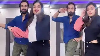 TV serial actors maanas akshitha dance performance latest photos