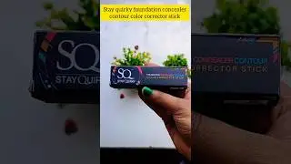Stay quirky foundation concealer contour stick Swatch #viral #trendingonshorts #makeup #stayquirky