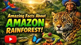 Amazing Facts about AMAZON rainforest 😲 #ilmion #facts #top  