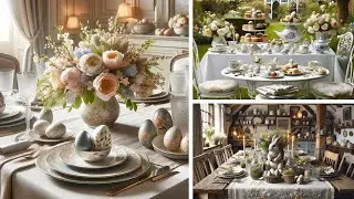 Easter Table Place Settings Design Ideas Elegant Tea Time Music  - Happy Classical Music Playlist
