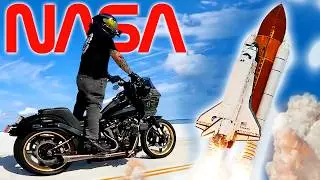 Riding my 160hp Harley-Davidson to NASA