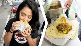 Tasty ROTI in St James, Trinidad & Tobago!