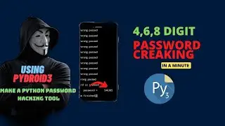 Make a Python password testing script using Pydroid3!
