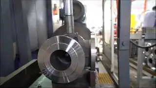 Machining of the gate valve seal seat with angle