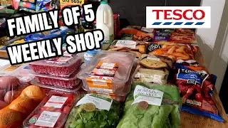 TESCO GROCERY HAUL & WEEKLY MEAL PLAN 💙