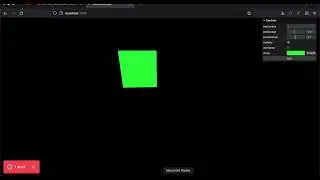 Threejs with lil gui:dat gui nextjs