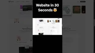 This AI Website Makes a Business Website in 30 Seconds 💻 #aitools #howtomaketoolwebsite #shortvideos