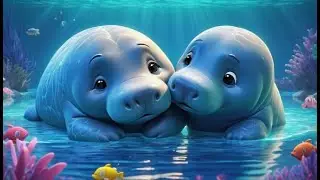 The Sleepy Manatee Missed a Hug | Nursery Rhymes for Kids & Baby Songs