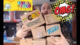 7 Funko Pop Mystery Boxes from Smeye World.... Yea!