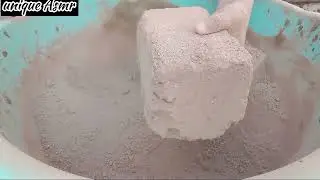 powdery soft red dirt dry crumbling &dust play|ASMR