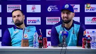 Post-match Media Conference: Mohammad Nabi & Hassan Eisakhil, Noakhali Express | Match 22 | BPL 2026