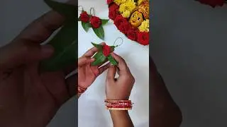 🌿🙏🏻Easy Mango Leaf decoration Ideas || Pooja decoration ideas #shorts #trending #navaratri #diwali
