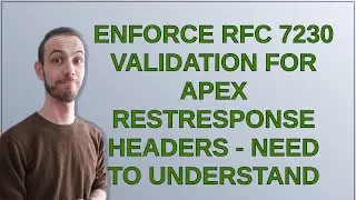 Salesforce: Enforce RFC 7230 Validation for Apex RestResponse Headers - Need to understand