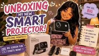 #Unboxing Lifelong minipix Android Projector 📽️