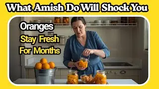 The 200-Year-Old Amish Trick to Keeping Oranges Perfect Without a Fridge