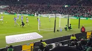Celtic v dundee fillip benkovic goal  (fan view)