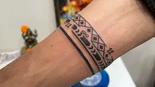 Tattoo Transformation: Thin Lines to Bold Tribal Band!